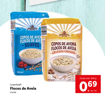 Lidl Flocos de Aveia 500g promoção