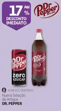 Auchan Numa seleção de artigos Dr. pepper promoção