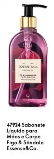 Oriflame Sabonete líquido para mãos e corpo figo & sândalo essense&co promoção
