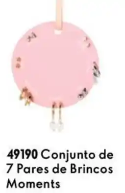 Oriflame Conjunto de 7 pares de brincos moments promoção