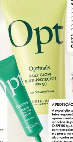Oriflame Multiprotetor Iluminador Diário com FPS 50 Opt Optimals promoção