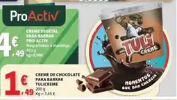E.Leclerc Creme de chocolate para barrar tulicreme promoção