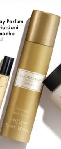 Oriflame Creme de corpo perfumado essenza giordani gold promoção