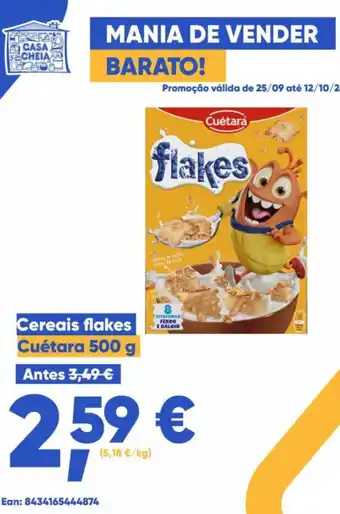 Cereais flakes Cuétara