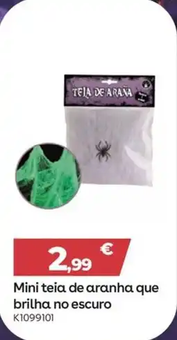 Toys R Us Mini teia de aranha que brilha no escuro promoção