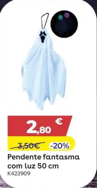 Pendente fantasma com luz