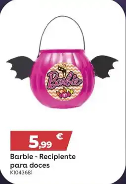 Toys R Us Barbie recipiente para doces promoção