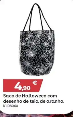 Toys R Us Saco de halloween com desenho de teia de aranha promoção