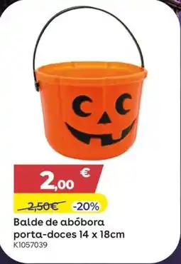 Toys R Us Balde de abóbora porta-doces promoção