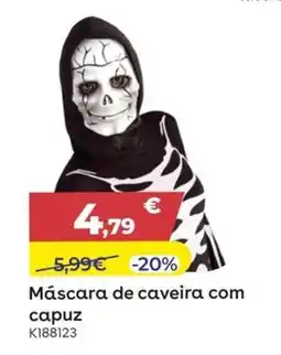 Toys R Us Máscara de caveira com capuz promoção