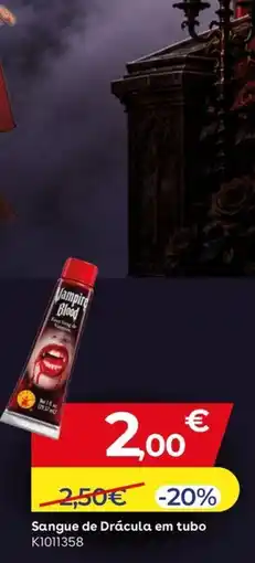 Toys R Us Vampire Blood Sangue de Drácula em tubo promoção