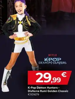 Toys R Us K-pop demon hunters - disfarce rumi golden classic promoção