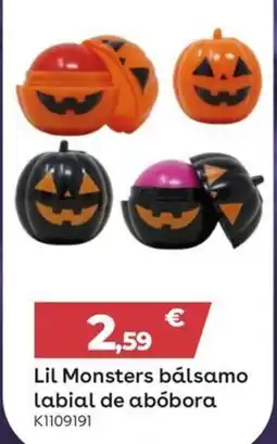 Toys R Us Lil Monsters bálsamo labial de abóbora promoção