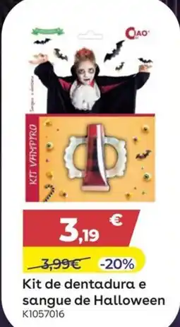 Toys R Us Kit de dentadura e sangue de halloween promoção