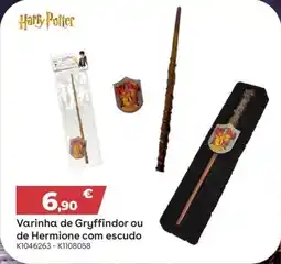 Toys R Us Varinha de Gryffindor ou de Hermione com escudo promoção