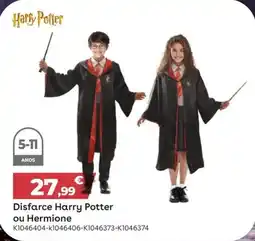 Toys R Us Disfarce Harry Potter ou Hermione promoção