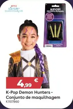Toys R Us K-pop demon hunters conjunto de maquilhagem promoção