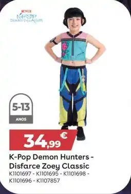 Toys R Us K-pop demon hunters disfarce zoey classic promoção