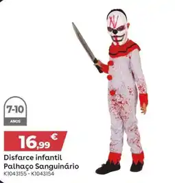 Toys R Us Disfarce infantil Palhaço Sanguinário promoção