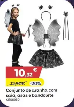 Toys R Us Conjunto de aranha com saia, asas e bandolete promoção