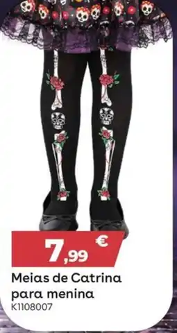 Toys R Us Meias de Catrina para menina promoção