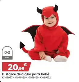Toys R Us Disfarce de diabo para bebé promoção