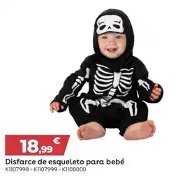 Toys R Us Disfarce de esqueleto para bebé promoção