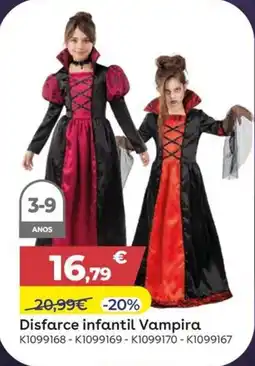 Toys R Us Disfarce infantil Vampira promoção