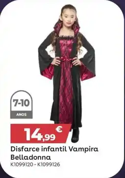Toys R Us Disfarce infantil Vampira Belladonna promoção