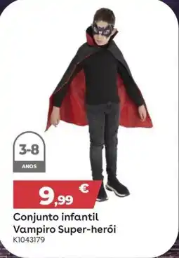 Toys R Us Conjunto infantil Vampiro Super-herói promoção