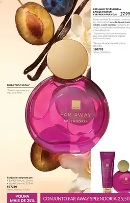 Avon Avon far away splendoria promoção