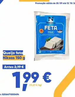 Casa Cheia Queijo feta Nikzas promoção