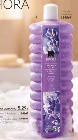 Avon Espuma de banho Lavanda & Almíscar promoção