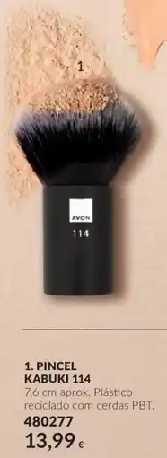 Avon Pincel kabuki 114 promoção