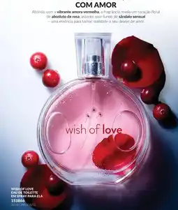Avon Wish of love eau de toilette em spray para ela promoção