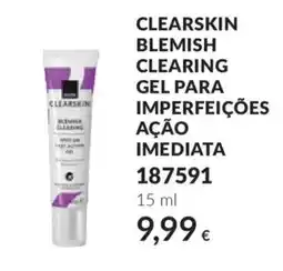 Avon clearskin blemish clearing gel para imperfeições promoção