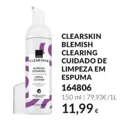 Avon clearskin blemish clearing cuidado de limpeza em espuma promoção