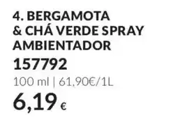 Avon bergamota & chá verde spray ambientador promoção