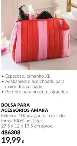 Avon bolsa para acessórios amara promoção