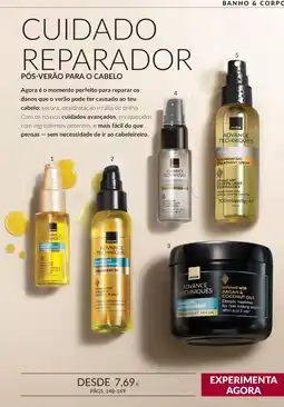 Avon Avon cuidado reparador pós-verão para o cabelo promoção