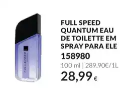 Avon full speed quantum eau de toilette em spray para ele promoção