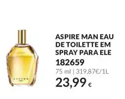 Avon Aspire man eau de toilette em spray para ele promoção