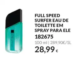 Avon full speed surfer eau de toilette em spray para ele promoção