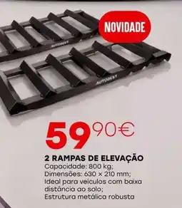 Roady 2 rampas de elevação autobest promoção