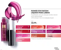 Avon Avon power stay batom líquido para lábios promoção