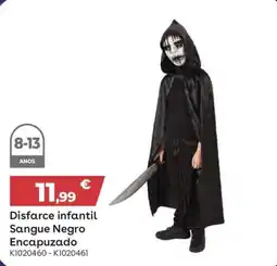 Toys R Us Disfarce infantil Sangue Negro Encapuzado promoção