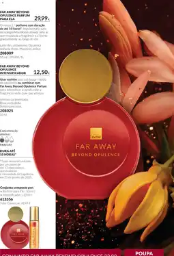 Avon Avon far away beyond opulence promoção