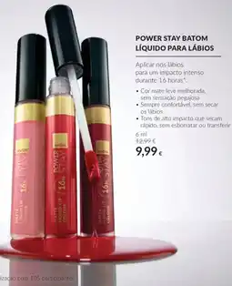 Avon Avon power stay batom líquido para lábios promoção