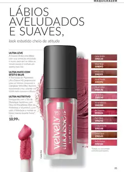 Avon Avon ultra colour velvety mousse lip blur matte promoção