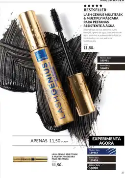 Avon Lash genius multitask & multiply máscara para pestanas promoção